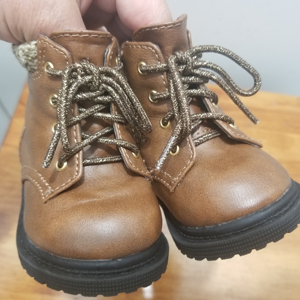 Wonder Nation Boots Zip up sides size 2 Baby - Picture 6 of 6